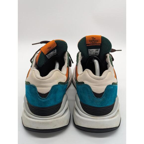 New Balance 57/40 Pink Lemonade Green White Multi-Color M5740FM1 Mens Size 11.5 - Picture 4 of 9